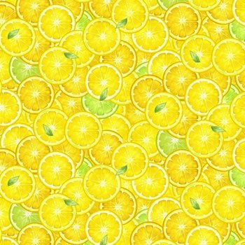 Packed Lemons C8017 citrus yellow