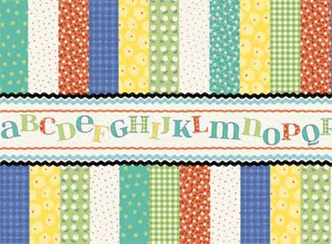 Patchwork Pals Border Stripe 23121 MUL1D