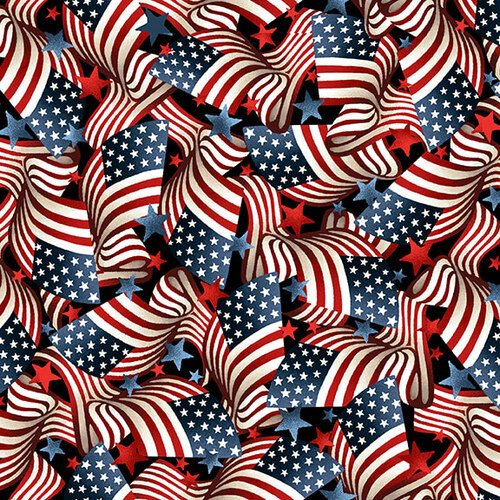 Patriotic American Muscle Flags 5340 78