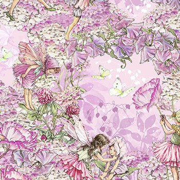 Petal Flower Fairies DC5057-PINK-D Pink