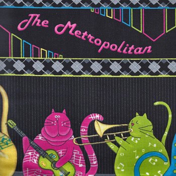 Phat Cat Jazz Border Stripe 38740-934 Black