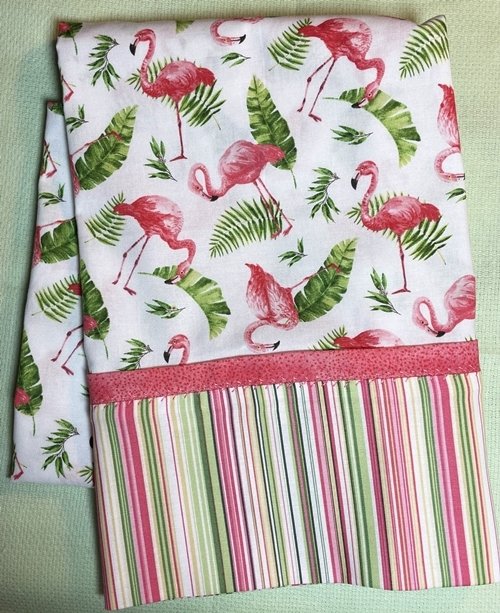 Pink Flamingo Pillowcase Kit
