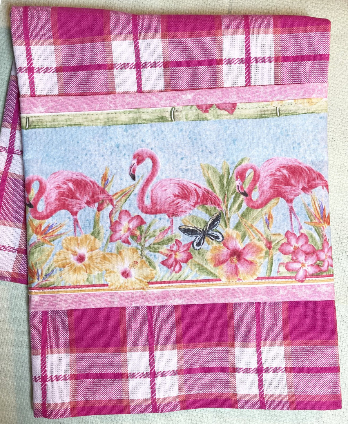 Pink Flamingo Towel Kit