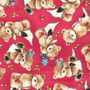 Popcorn the Bear Tossed 20929 Red
