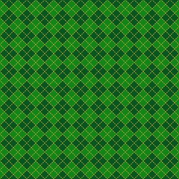 Pot O' Gold Diagonal Check 29298 G Green