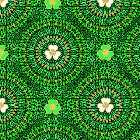 Pot O' Gold Shamrock Mandala 29296 G