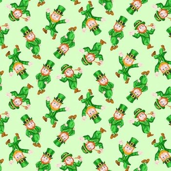Pot of Gold Small Tossed Leprechauns 9369 66 Green