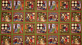 Primitive Dolls Panel 28 Blocks ~5" squares 25861 Multi
