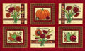 Pumpkin and Spice Panel 6 Motifs ~10"x12