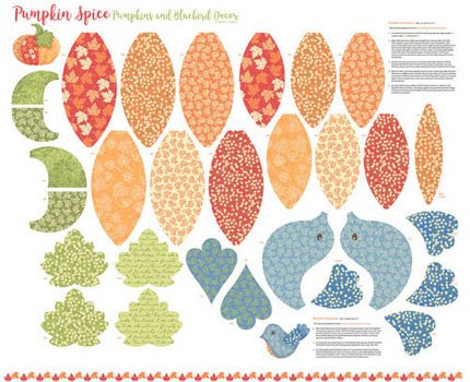 Pumpkin Spice Craft Panel 5144P 48 White