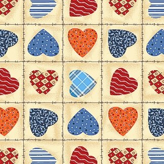 Pups in the Garden Hearts 9337-44