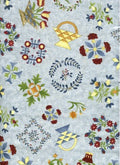Quilters Album Large Appliqué Toss Blue  93071 443 W