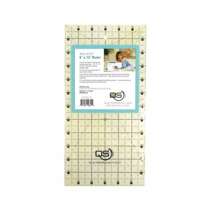 Quilters Select Non-Slip Ruler - 6" x 12