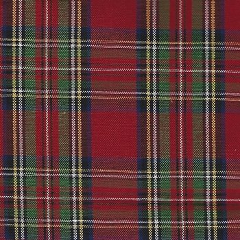 Regal Tartan Plaid Homespun Towel 882