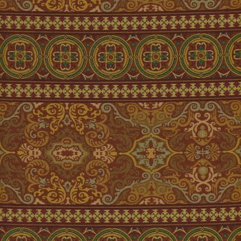 Regency Border Stripe Brown 03621 88