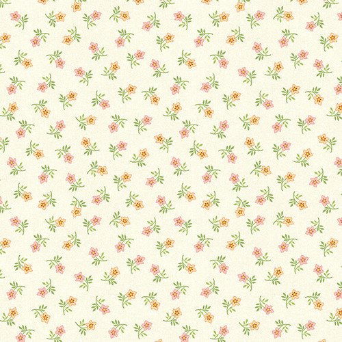 Renaissance Garden Calico 2628 33 Cream
