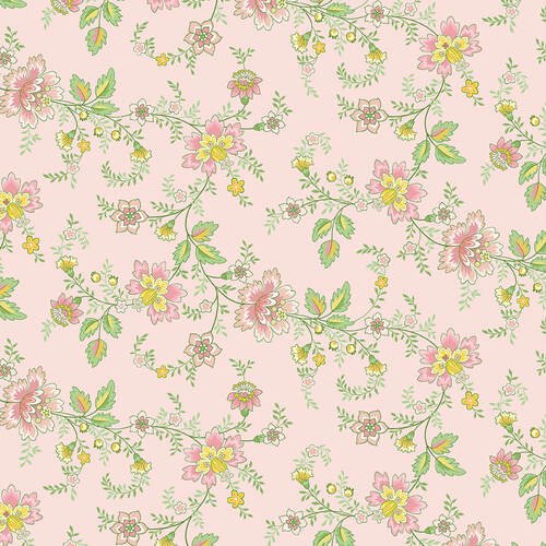 Renaissance Garden Floral  Vine 2625 22 Pink
