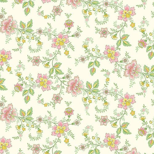 Renaissance Garden Floral  Vine 2625 33 Cream