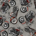 Ride Free Tossed Motorcycles 28772 K Gray