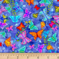 Rock GardenColorful  Butterflies 0257 Blue