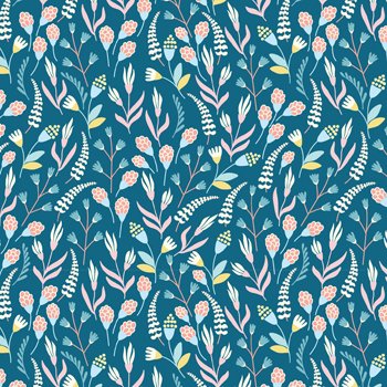 Rose Garden Teal 610124