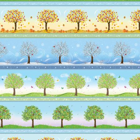 Row Multi Seasons 11in Stripe CD3123-MULTI