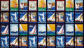 Sail Away Panel 37375 Navy