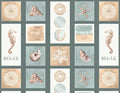 Sand and sea 86399 412 patchwork