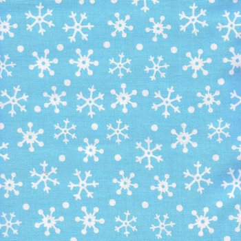 Santa’s Chocolate Shoppe Snow 1279 Blue