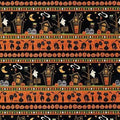 Scaredy cats border strip 67508-982 black