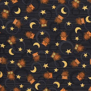 scaredy cats moon & owls 67511-925 blk 15