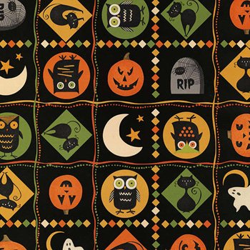 scaredy cats motifs 67509-987 black