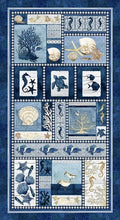 Sea Side Serenity Panel 2020P 77 Med Blue