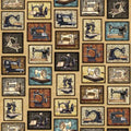 Seams Like Old Times 1613-001 3x3" Motifs