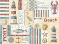 Seaside Motifs 24653 X Cream coastal