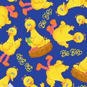 Sesame Street Big Bird in Nest 27544 -Y  Royal