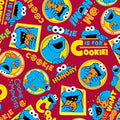 Sesame Street Cookie Monster 27536 -R  Red