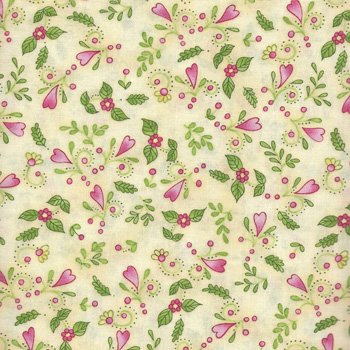 Sew and Sew Hearts Y0868 2 Cream