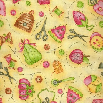 Sew and Sew Tossed Sewing Y0866 9 yel
