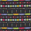 Sew Be It! Border Stripe 5967-99 Black