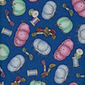 Sew Much Fun Tossed Sewing Blue 21658 Y