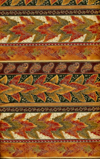 Shades of the Season 4 Border Stripe ETJM-11160-191 Autumn Metallic