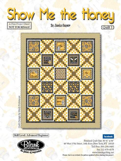 Show Me the Honey Free Pattern