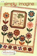 Simply Imagine 60" x 73" quilt pattern wh-164