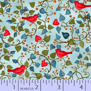 Snow Buddies Birds Blue 2642 0150