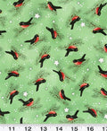 Snow Flurries Birds Y0488-24 Olive