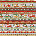 Snow Flurries Border Stripe Y0484-29 Light Blue