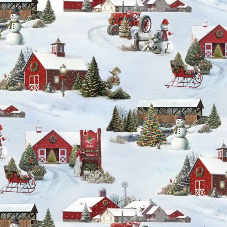 Snow Tis the Season Scenic 13003E-SNOW