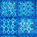 Soiree Patchwork 28660 B Blue
