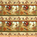 Songs of the Season Birds Border Stripe 22227 Mul1